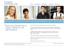 Tablet Screenshot of candocapital.se